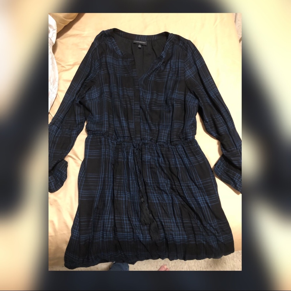 Blue striped Dress